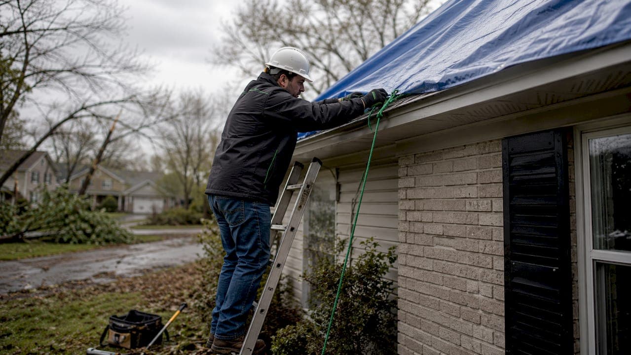 Why Temporary Roof Repairs Matter After Storm Damage