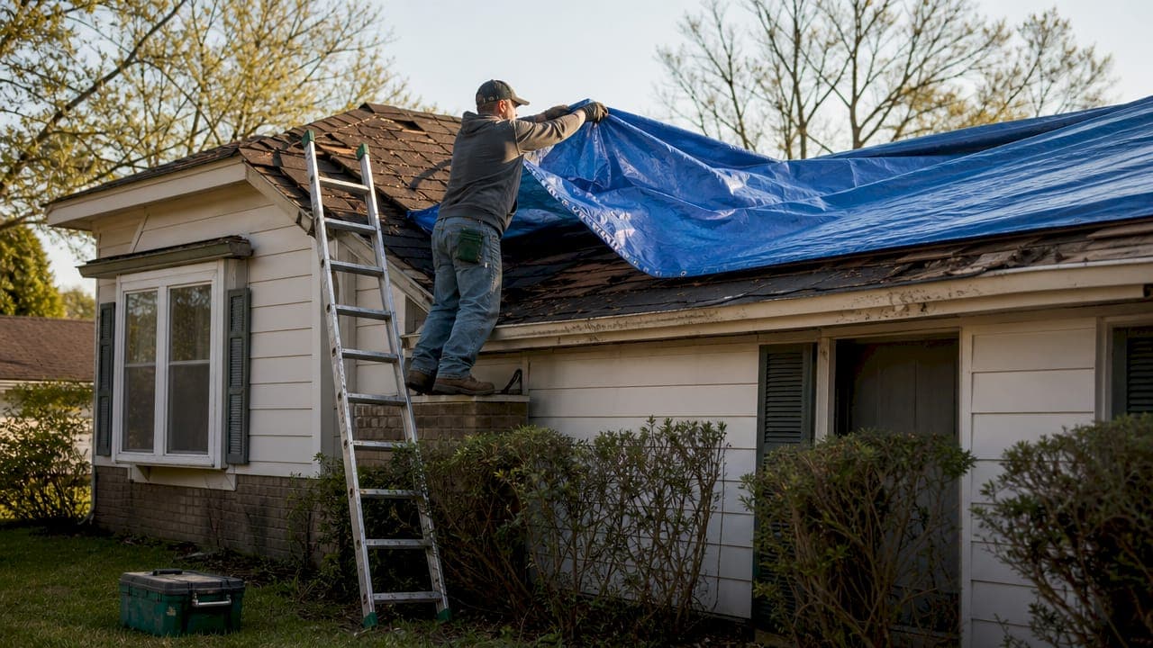 Temporary Roof Repair Options for Storm-Damaged Homes