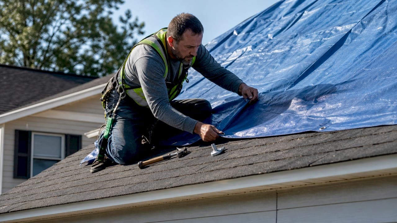 What Is Emergency Roof Tarping? A 2026 Homeowner's Guide