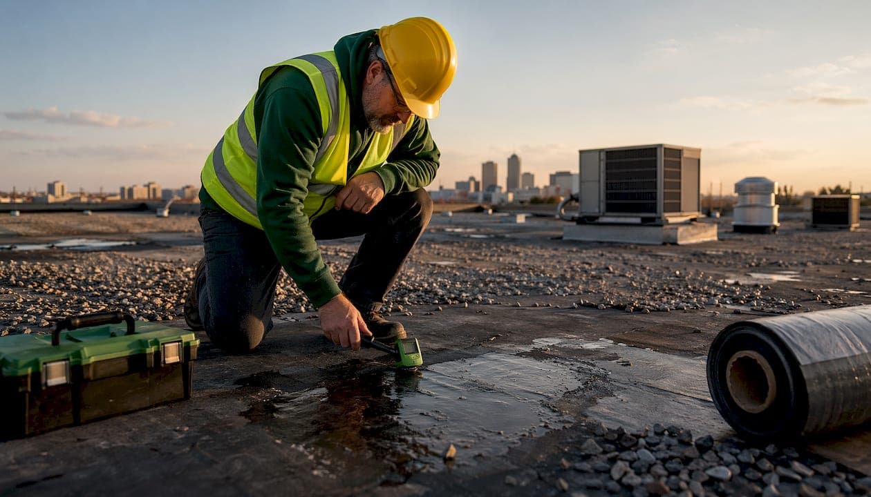 Commercial Flat Roof Repair: Step-by-Step Building Guide